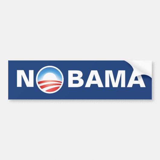 NObama バンパーステッカー (正面)