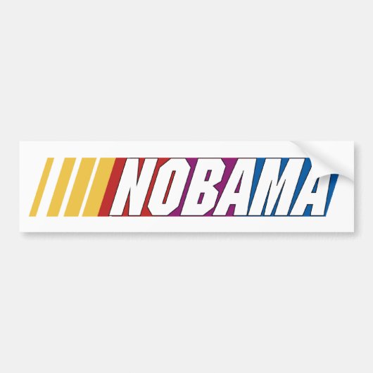 NOBAMA バンパーステッカー (正面)