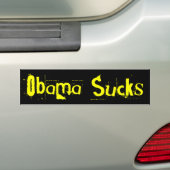 nobama バンパーステッカー (車上)