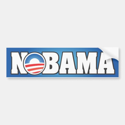 NOBAMA バンパーステッカー (正面)