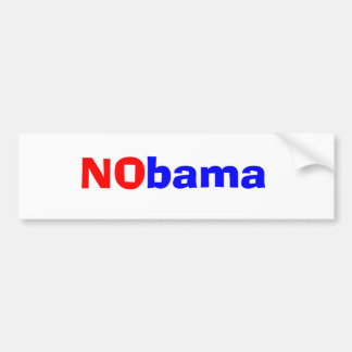 NObama バンパーステッカー