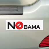 NObama バンパーステッカー (車上)