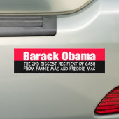 NOBAMA 0003 バンパーステッカー (車上)