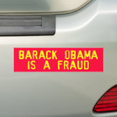 NOBAMA 0021 バンパーステッカー (車上)