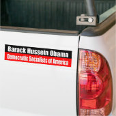 NOBAMA 0033 バンパーステッカー (トラック上)