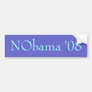 Nobama 「08のバンパーステッカー バンパーステッカー