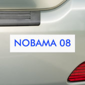 NOBAMA 08 バンパーステッカー (車上)