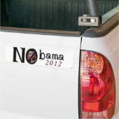 Nobama 2012のバンパーステッカー バンパーステッカー (トラック上)