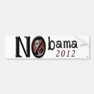Nobama 2012のバンパーステッカー バンパーステッカー