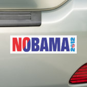 NOBAMA 2012年 バンパーステッカー (車上)