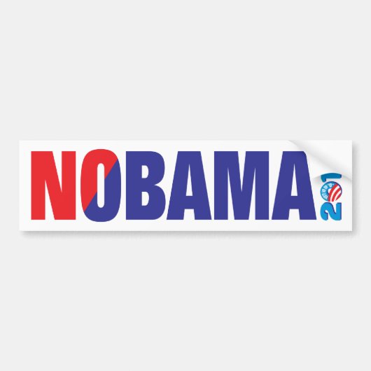 NOBAMA 2012年 バンパーステッカー (正面)