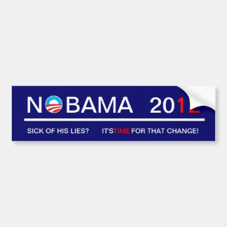 Nobama 2012年 バンパーステッカー