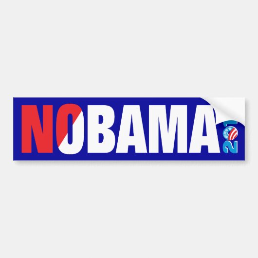 NOBAMA 2012年 バンパーステッカー (正面)