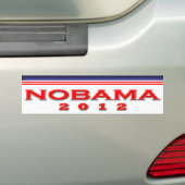 Nobama 2012年 バンパーステッカー (車上)