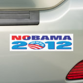 NOBAMA 2012年 バンパーステッカー (車上)