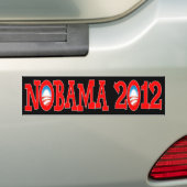 NOBAMA 2012年-反オバマ バンパーステッカー (車上)
