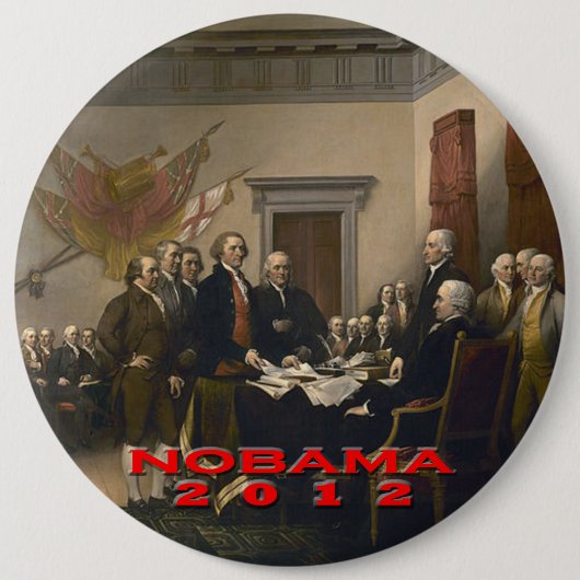 Nobama 2012年 缶バッジ (正面)