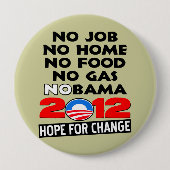 NoBAMA 2012年 缶バッジ (正面)