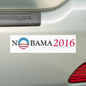 NOBAMA 2016年 バンパーステッカー (車上)