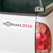 NOBAMA 2016年 バンパーステッカー (トラック上)