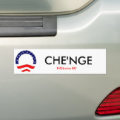 Nobama Che'nge バンパーステッカー (車上)