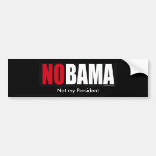 nobamabumper私の大統領ではなく私の大統領ではなく バンパーステッカー