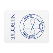 NOBCChEマグネット – 青のロゴ マグネット (横)