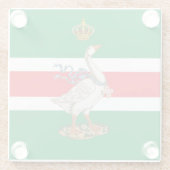 Nobile Contrada dell' Oca (Goose) Palio ガラスコースター (裏面)