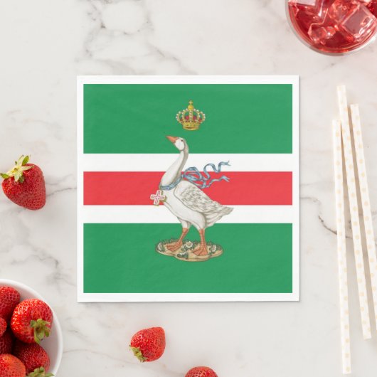 Nobile Contrada dell' Oca (Goose) Palio スタンダードランチョンナプキン (インサイチュ)