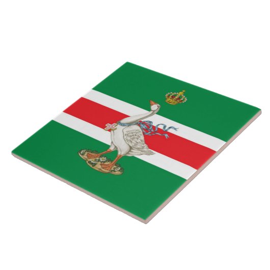 Nobile Contrada dell' Oca (Goose) Palio タイル (側面)