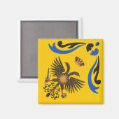 Nobile Contrada dell'Aquila Palio di Siena (イーグル) マグネット (正面/裏面)