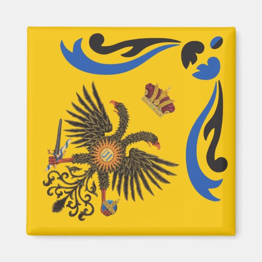 Nobile Contrada dell'Aquila Palio di Siena (イーグル) マグネット (正面)