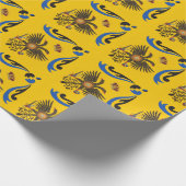 Nobile Contrada dell'Aquila Palio di Siena （イーグル） ラッピングペーパー (角)