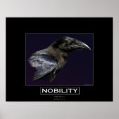 NOBILITY Motivational Raven Portait ポスター (正面)