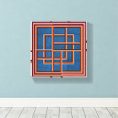 NOBIO抽象芸術グラフィックス（廊下の廊下） キャンバスプリント (インサイチュ (ウッドフロア))