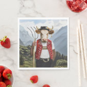 Noble Beasts - Dandy Cow スタンダードランチョンナプキン (インサイチュ)