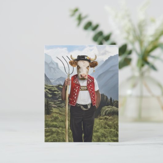 Noble Beasts - Dandy Cow ポストカード (スタンド正面)