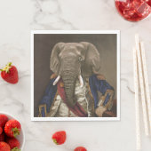 Noble Beasts - Dandy Elephant スタンダードランチョンナプキン (インサイチュ)