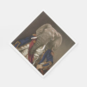 Noble Beasts - Dandy Elephant スタンダードランチョンナプキン (角)