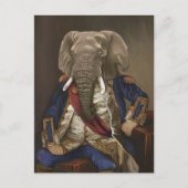 Noble Beasts - Dandy Elephant Poster ポストカード (正面)
