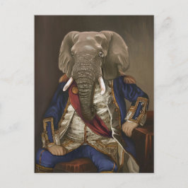 Noble Beasts - Dandy Elephant Poster ポストカード