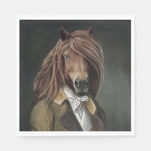 Noble Beasts - Dandy Horse スタンダードランチョンナプキン (正面)