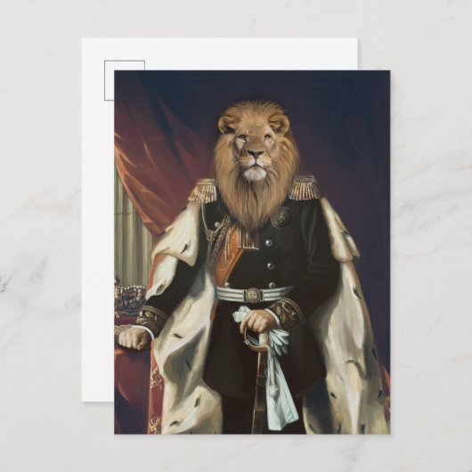 Noble Beasts - Dandy Lion ポストカード (正面/裏面)