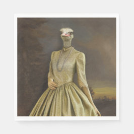 Noble Beasts - Dandy Ostrich  スタンダードランチョンナプキン