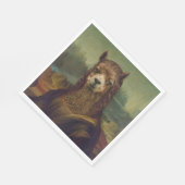 Noble Beasts - Mona Llama  スタンダードランチョンナプキン (角)