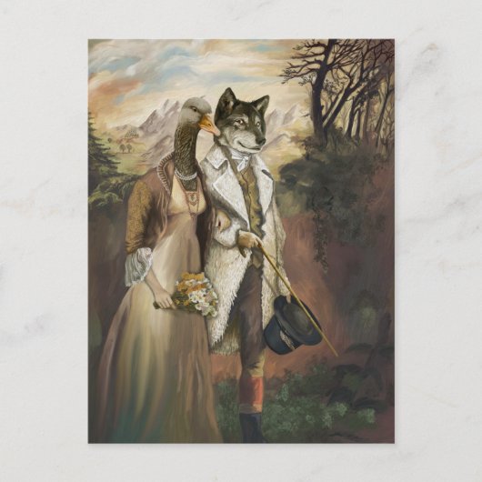 Noble Beasts - Wolf in Sheep's Clothing ポストカード (正面)