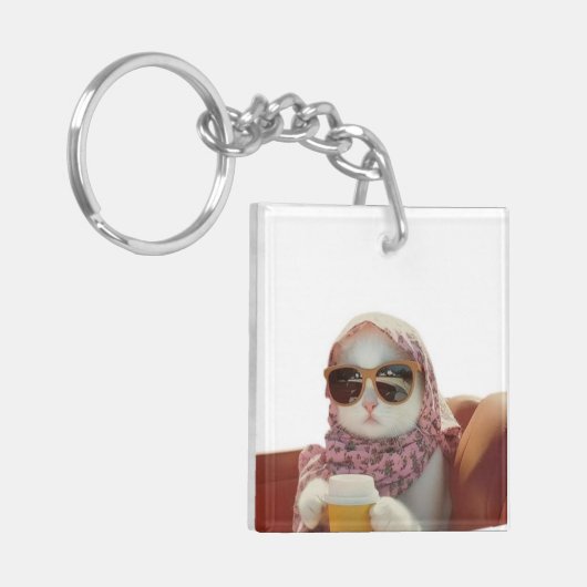 Noble Cat keychain キーホルダー (正面左)