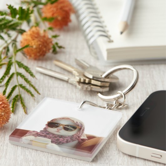 Noble Cat keychain キーホルダー (正面右)