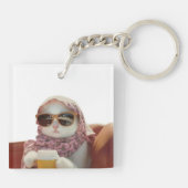 Noble Cat keychain キーホルダー (裏面)