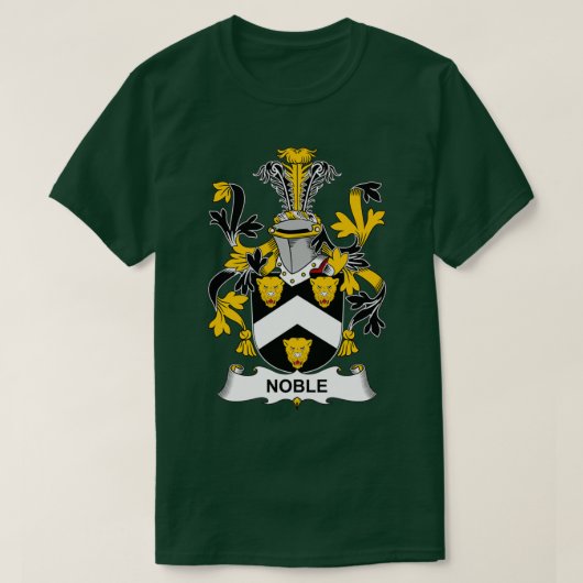 Noble Coat of Arms Family Crest  Tシャツ (デザイン正面)